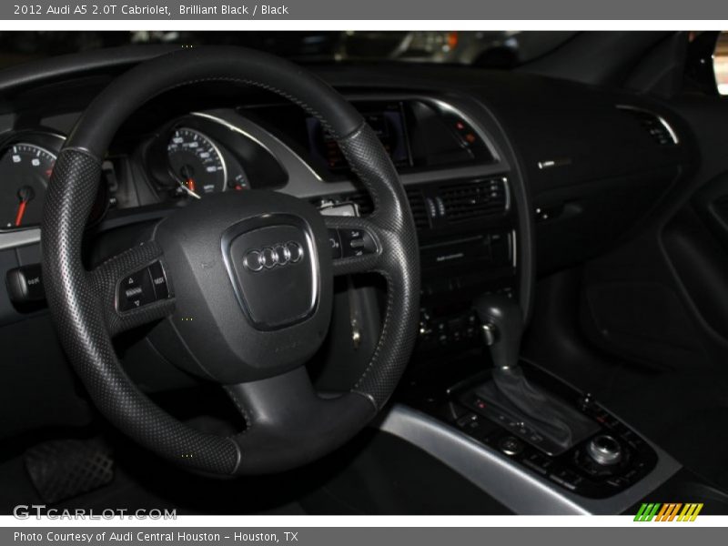 Brilliant Black / Black 2012 Audi A5 2.0T Cabriolet