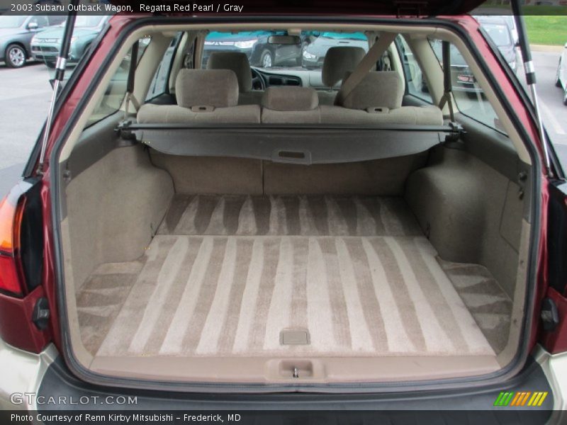 Regatta Red Pearl / Gray 2003 Subaru Outback Wagon