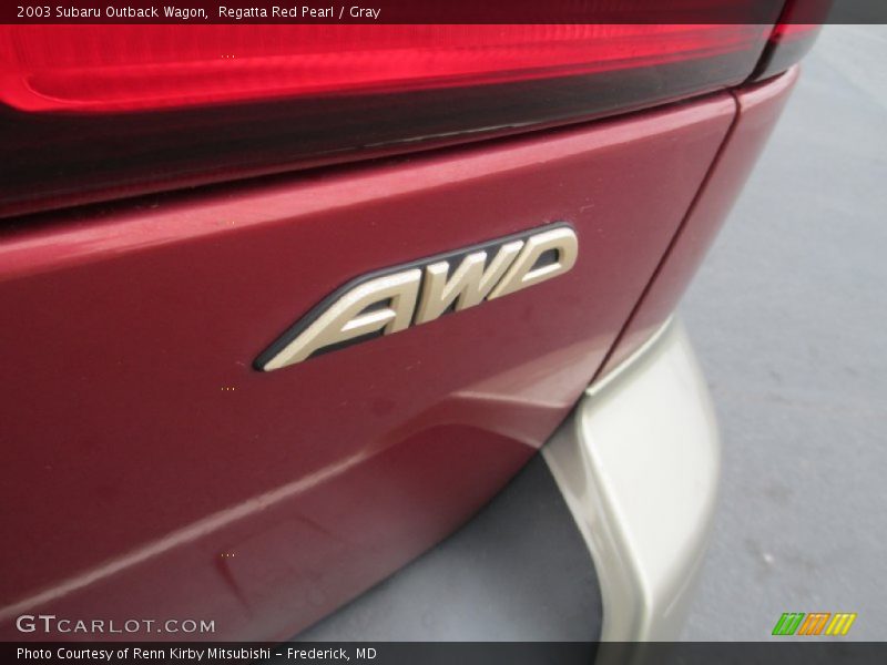 Regatta Red Pearl / Gray 2003 Subaru Outback Wagon