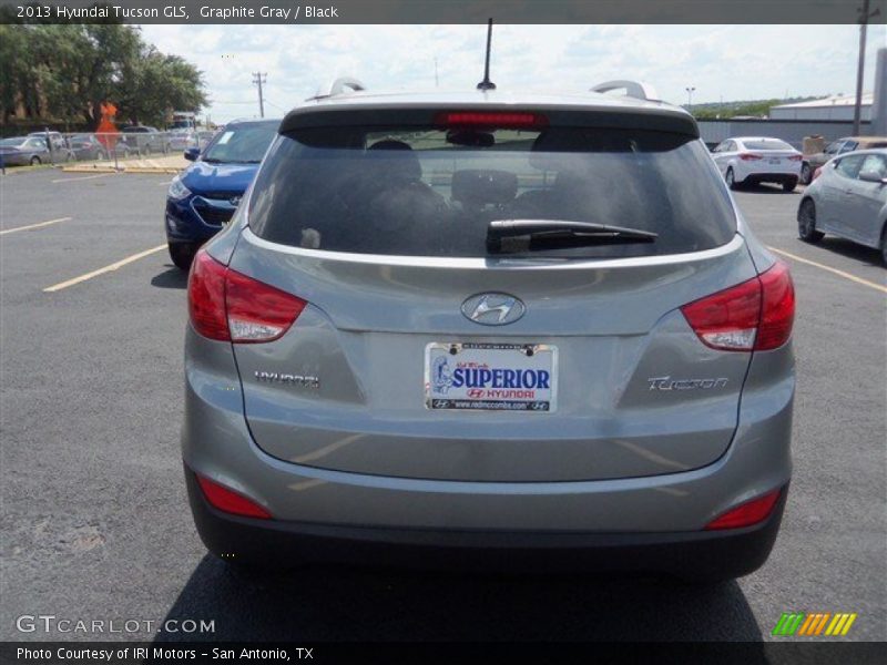 Graphite Gray / Black 2013 Hyundai Tucson GLS