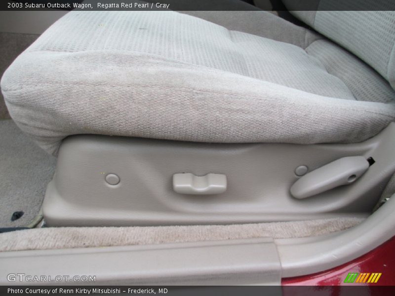 Regatta Red Pearl / Gray 2003 Subaru Outback Wagon
