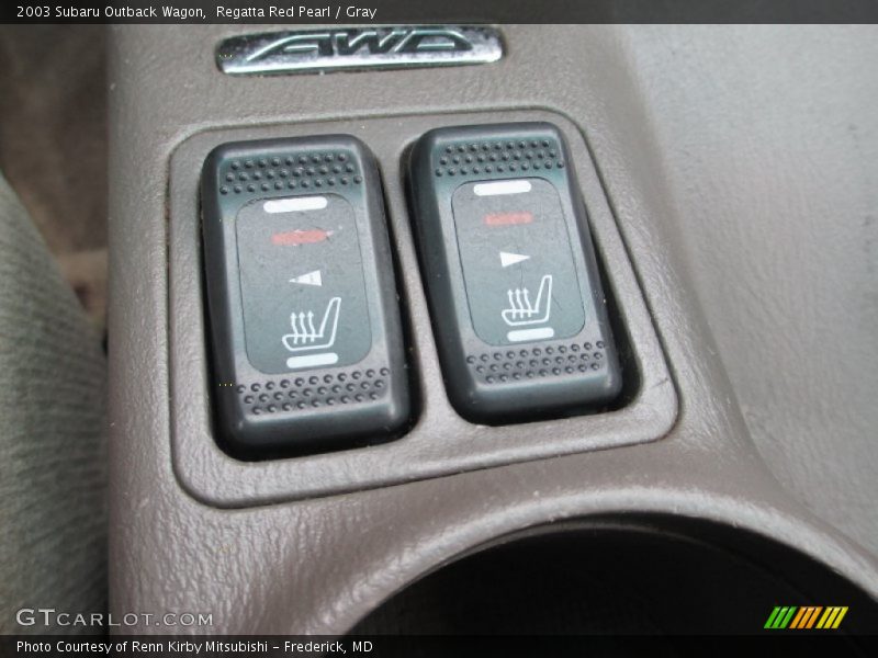 Regatta Red Pearl / Gray 2003 Subaru Outback Wagon