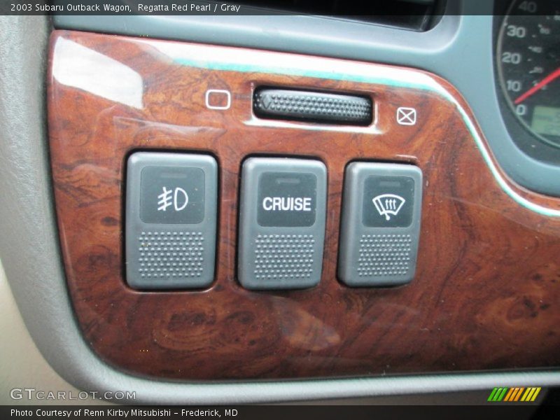 Regatta Red Pearl / Gray 2003 Subaru Outback Wagon