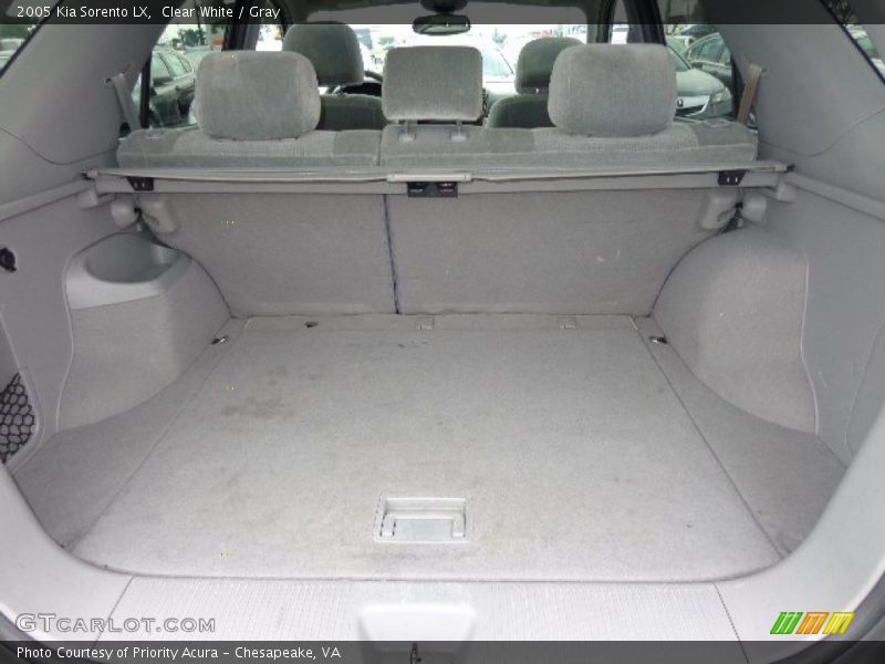 Clear White / Gray 2005 Kia Sorento LX