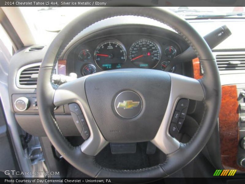 Silver Ice Metallic / Ebony 2014 Chevrolet Tahoe LS 4x4