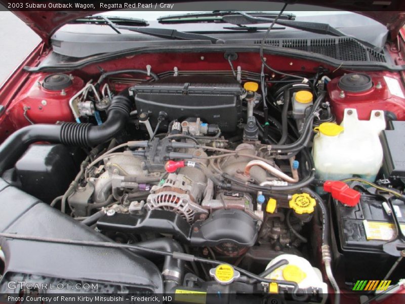 Regatta Red Pearl / Gray 2003 Subaru Outback Wagon