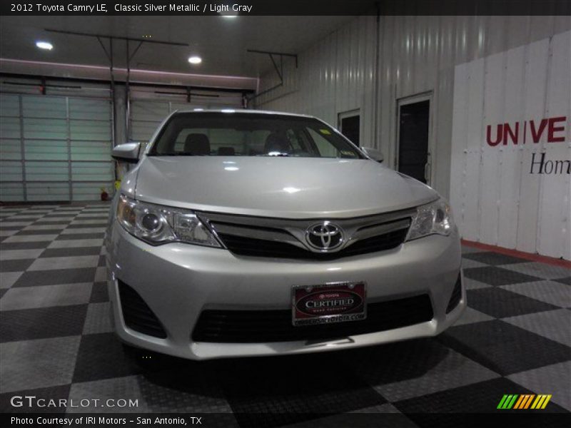 Classic Silver Metallic / Light Gray 2012 Toyota Camry LE