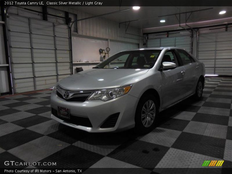 Classic Silver Metallic / Light Gray 2012 Toyota Camry LE