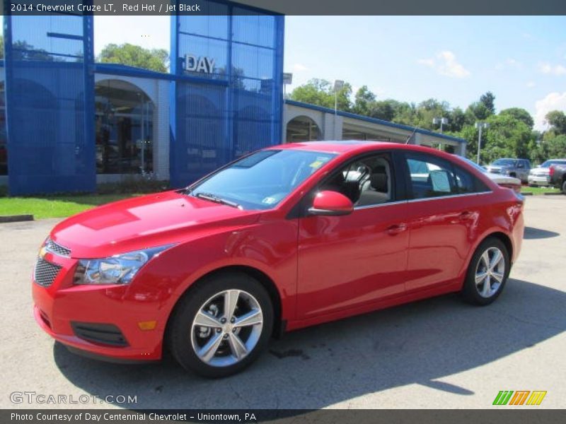 Red Hot / Jet Black 2014 Chevrolet Cruze LT