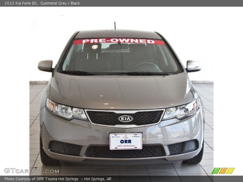 Gunmetal Grey / Black 2013 Kia Forte EX