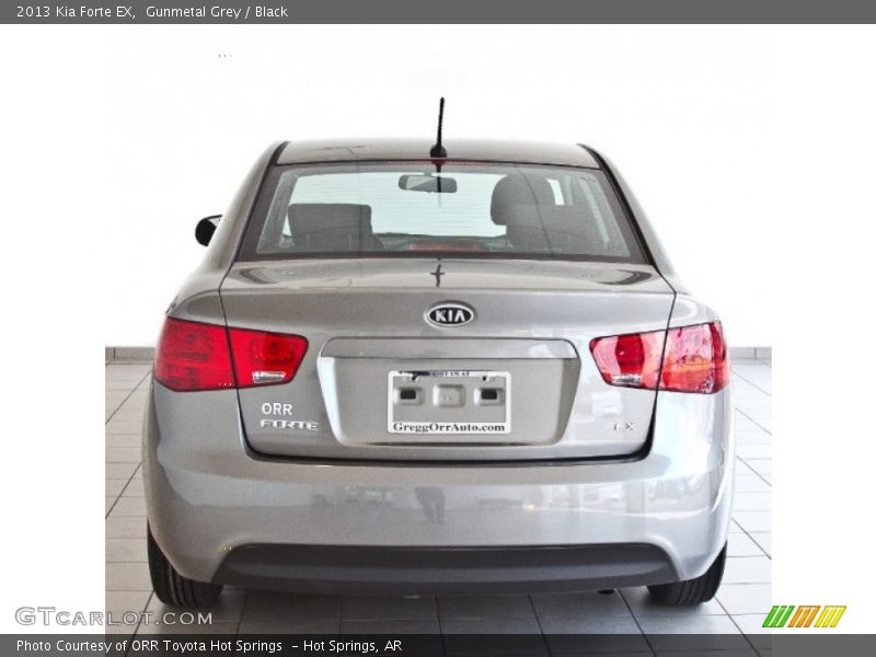 Gunmetal Grey / Black 2013 Kia Forte EX