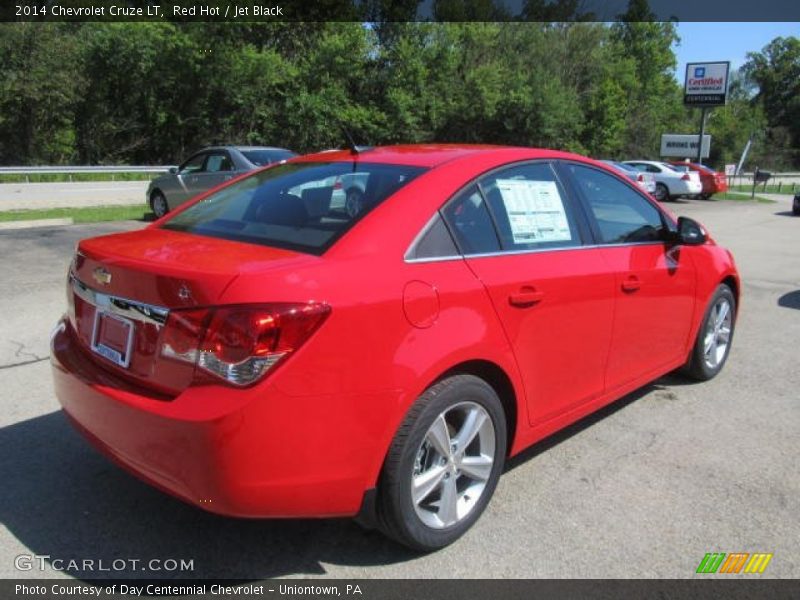Red Hot / Jet Black 2014 Chevrolet Cruze LT