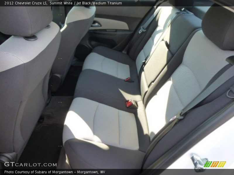 Summit White / Jet Black/Medium Titanium 2012 Chevrolet Cruze LS