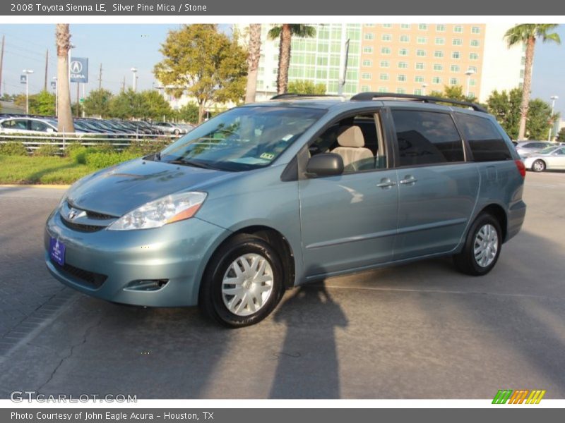 Silver Pine Mica / Stone 2008 Toyota Sienna LE