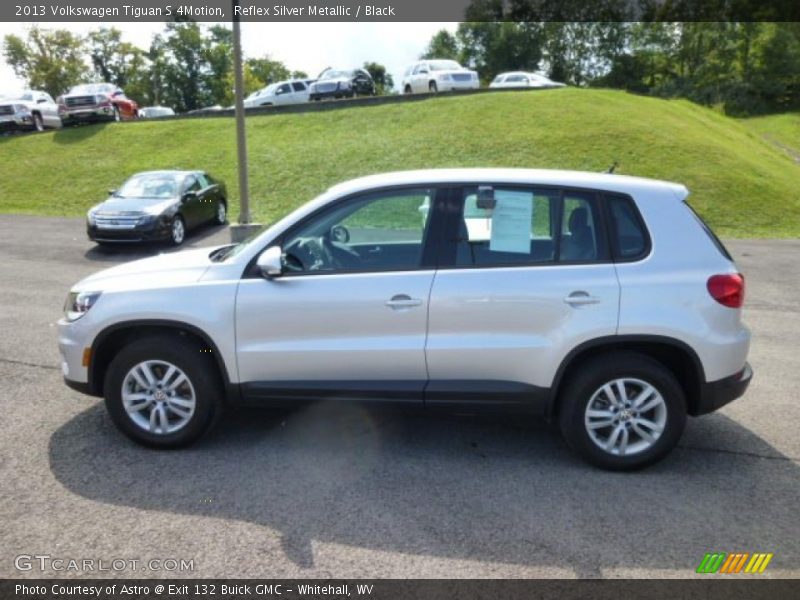 Reflex Silver Metallic / Black 2013 Volkswagen Tiguan S 4Motion