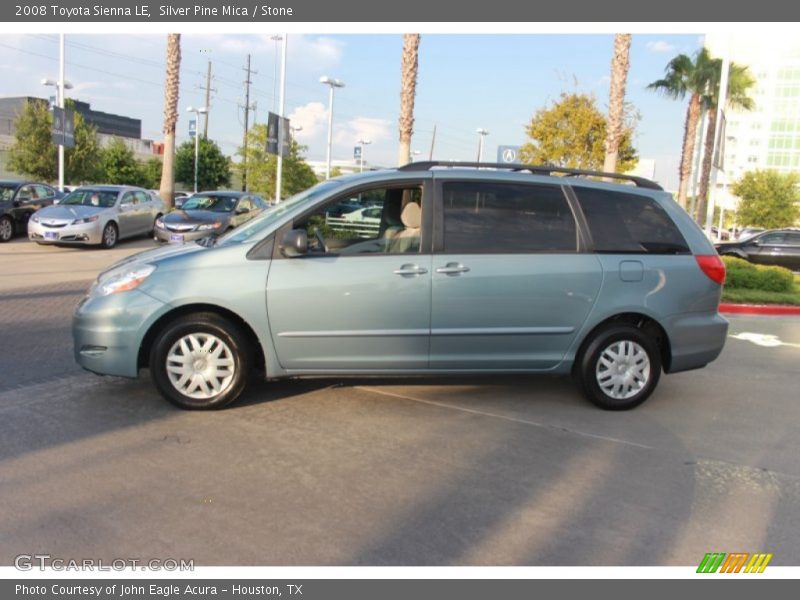 Silver Pine Mica / Stone 2008 Toyota Sienna LE