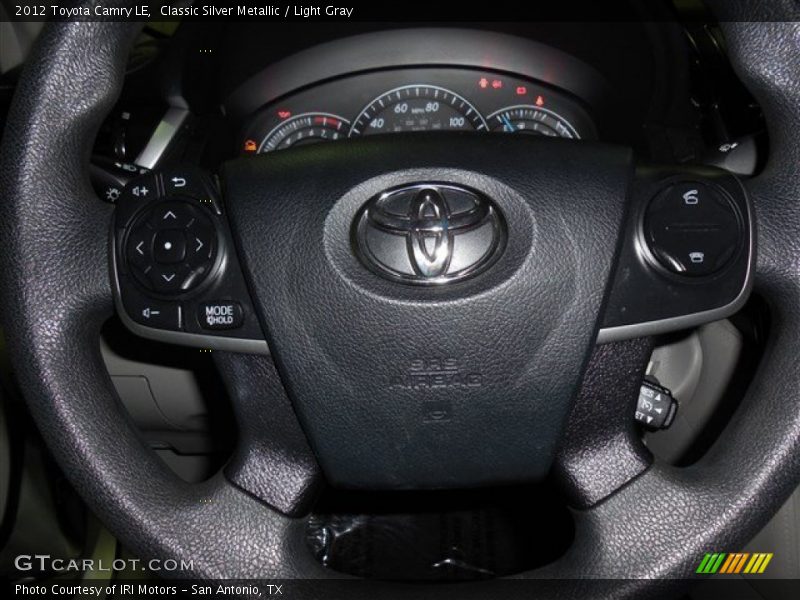 Classic Silver Metallic / Light Gray 2012 Toyota Camry LE