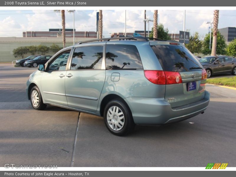 Silver Pine Mica / Stone 2008 Toyota Sienna LE