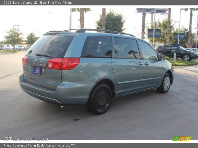 Silver Pine Mica / Stone 2008 Toyota Sienna LE