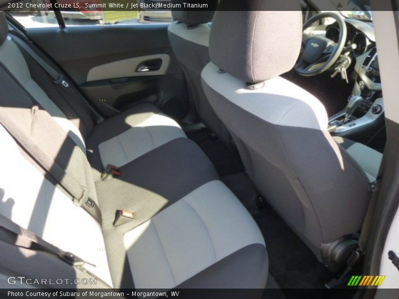 Summit White / Jet Black/Medium Titanium 2012 Chevrolet Cruze LS
