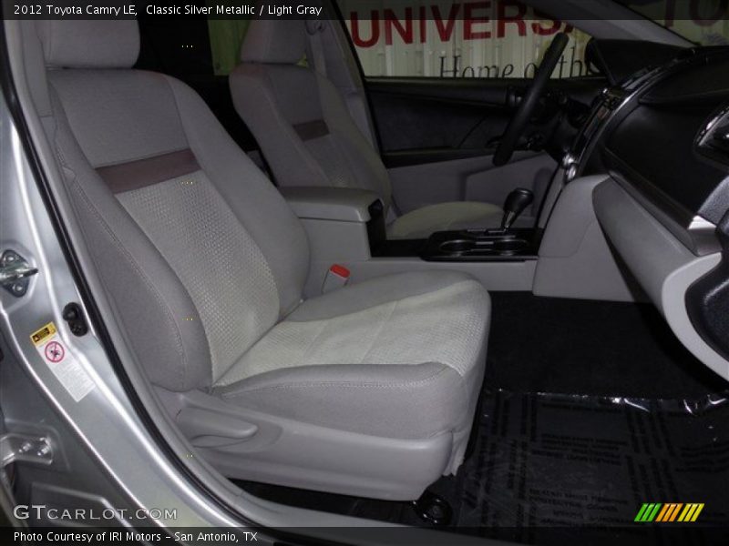 Classic Silver Metallic / Light Gray 2012 Toyota Camry LE