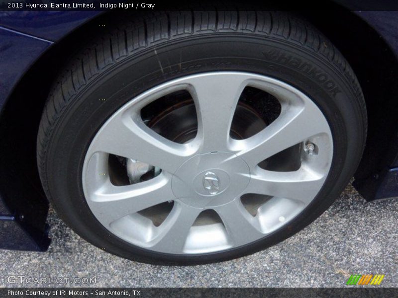 Indigo Night / Gray 2013 Hyundai Elantra Limited