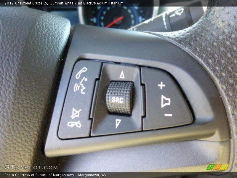 Summit White / Jet Black/Medium Titanium 2012 Chevrolet Cruze LS
