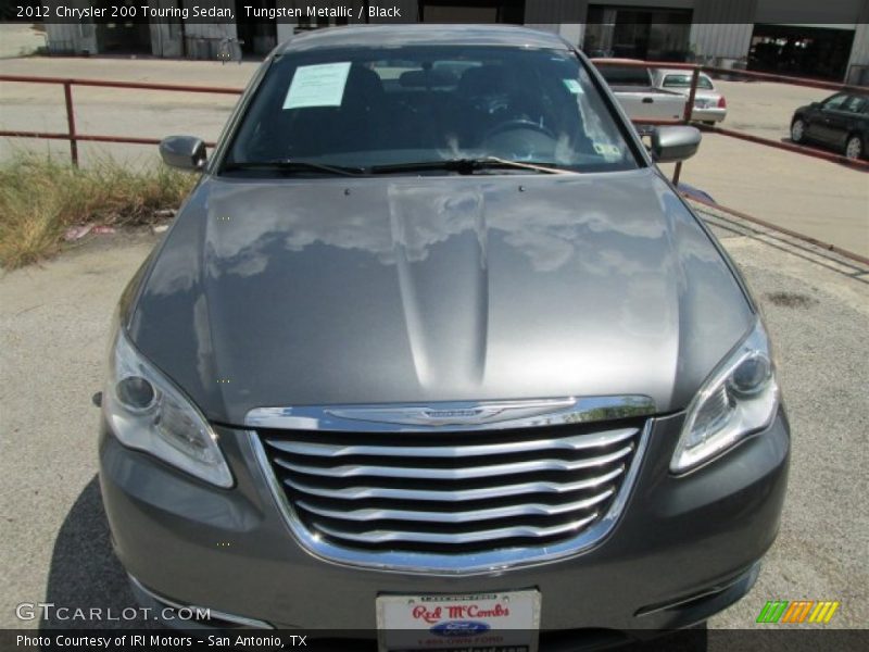 Tungsten Metallic / Black 2012 Chrysler 200 Touring Sedan