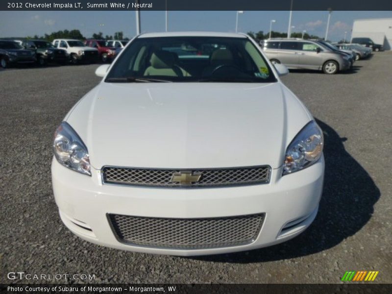 Summit White / Neutral 2012 Chevrolet Impala LT