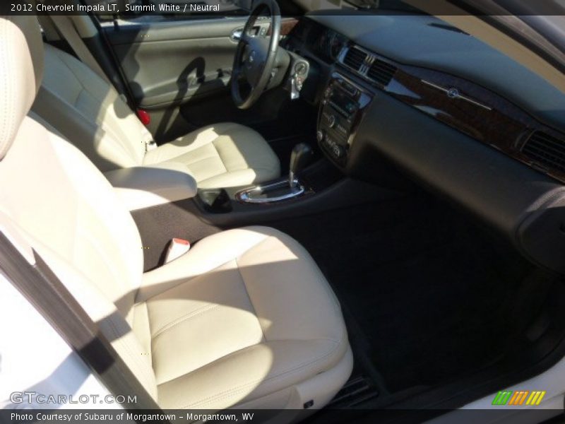 Summit White / Neutral 2012 Chevrolet Impala LT