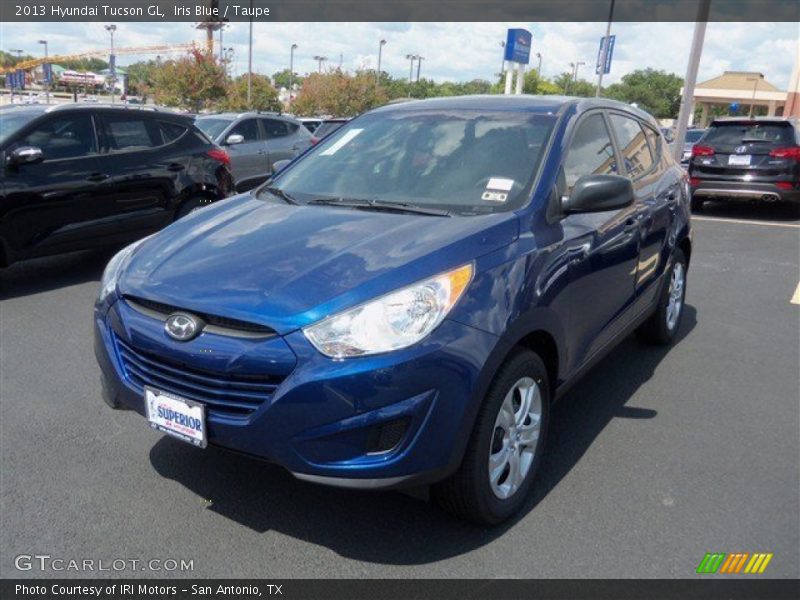 Iris Blue / Taupe 2013 Hyundai Tucson GL