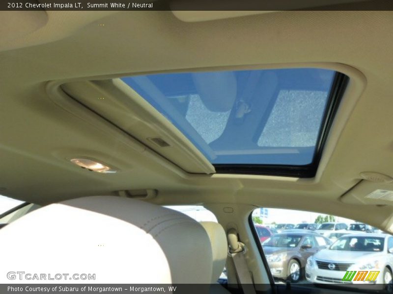 Summit White / Neutral 2012 Chevrolet Impala LT