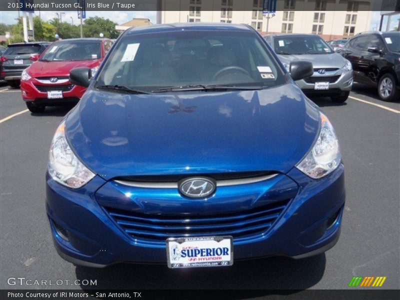 Iris Blue / Taupe 2013 Hyundai Tucson GL