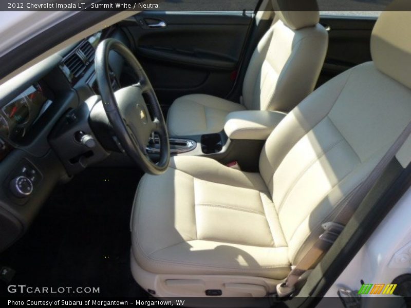 Summit White / Neutral 2012 Chevrolet Impala LT