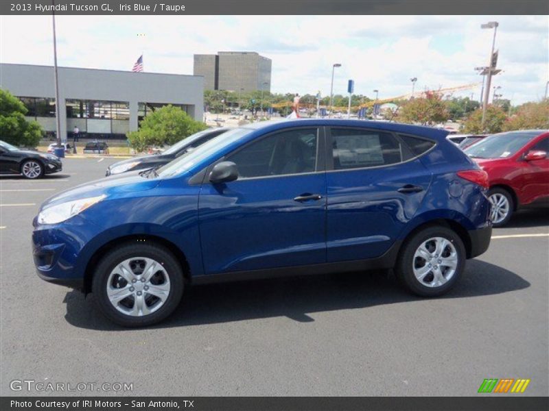Iris Blue / Taupe 2013 Hyundai Tucson GL