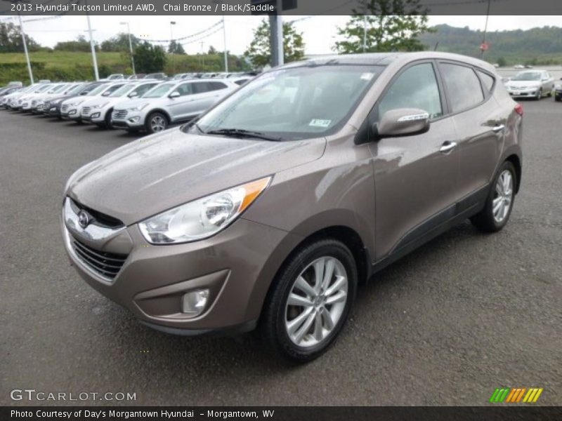 Chai Bronze / Black/Saddle 2013 Hyundai Tucson Limited AWD