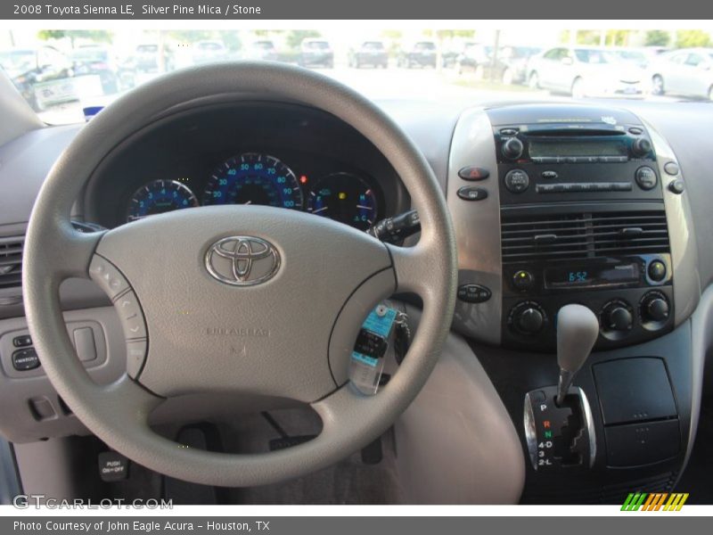 Silver Pine Mica / Stone 2008 Toyota Sienna LE