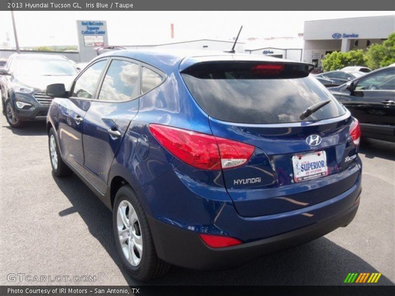 Iris Blue / Taupe 2013 Hyundai Tucson GL