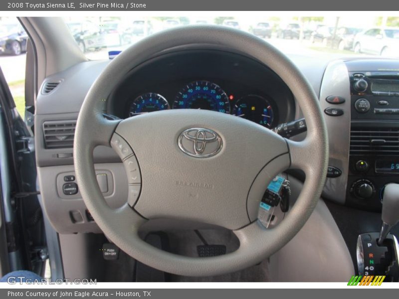 Silver Pine Mica / Stone 2008 Toyota Sienna LE