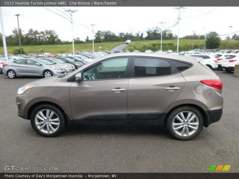 Chai Bronze / Black/Saddle 2013 Hyundai Tucson Limited AWD