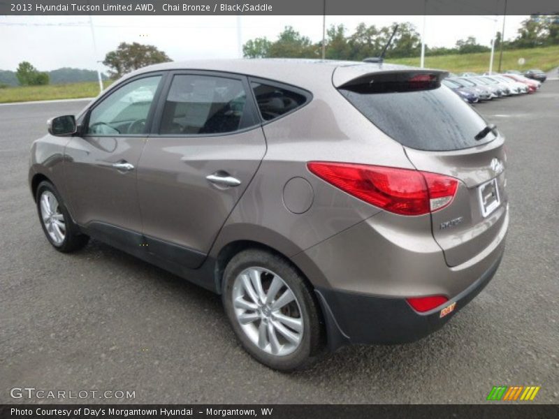 Chai Bronze / Black/Saddle 2013 Hyundai Tucson Limited AWD