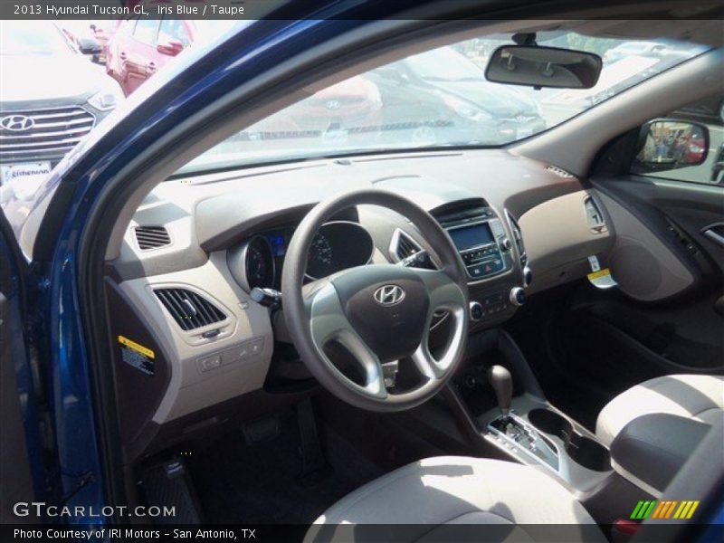 Iris Blue / Taupe 2013 Hyundai Tucson GL