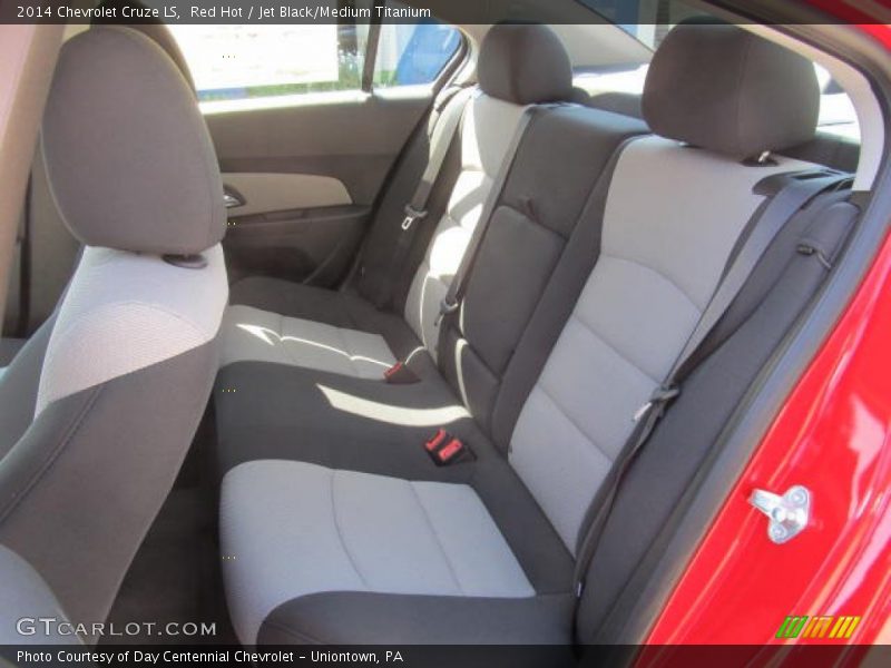 Red Hot / Jet Black/Medium Titanium 2014 Chevrolet Cruze LS