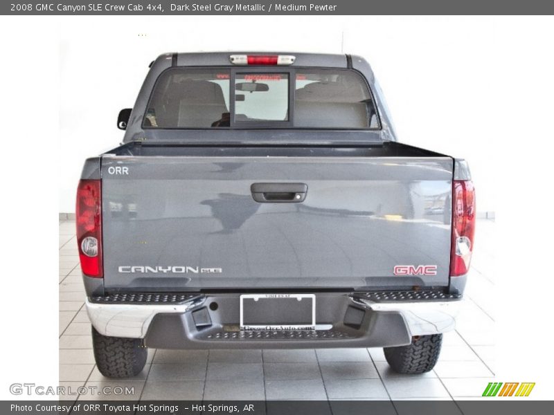 Dark Steel Gray Metallic / Medium Pewter 2008 GMC Canyon SLE Crew Cab 4x4