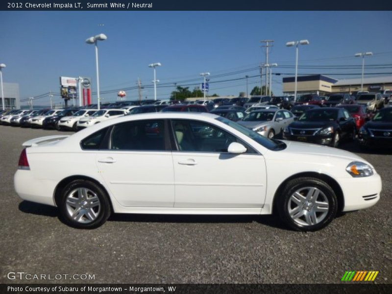 Summit White / Neutral 2012 Chevrolet Impala LT