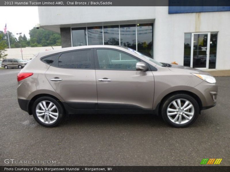 Chai Bronze / Black/Saddle 2013 Hyundai Tucson Limited AWD