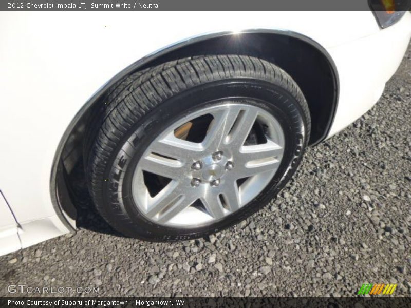 Summit White / Neutral 2012 Chevrolet Impala LT