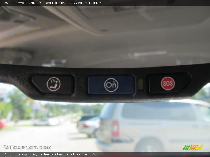 Red Hot / Jet Black/Medium Titanium 2014 Chevrolet Cruze LS