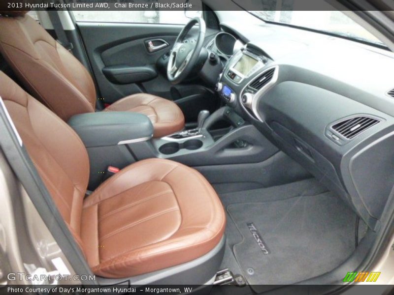 Chai Bronze / Black/Saddle 2013 Hyundai Tucson Limited AWD