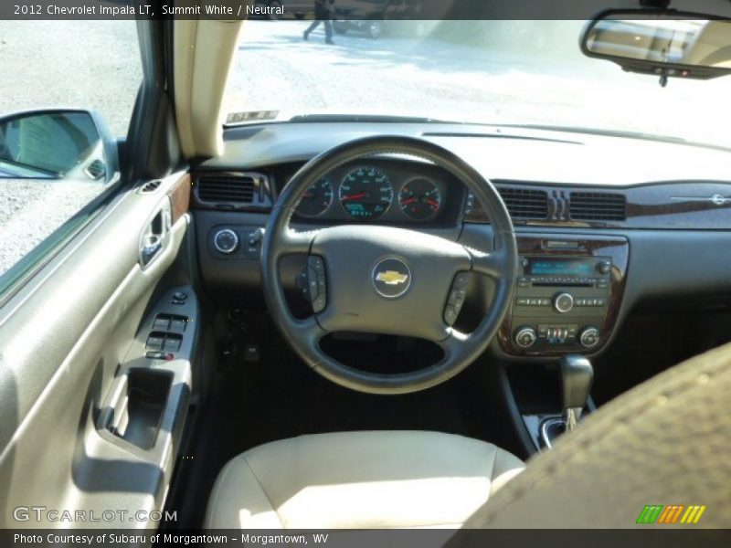 Summit White / Neutral 2012 Chevrolet Impala LT